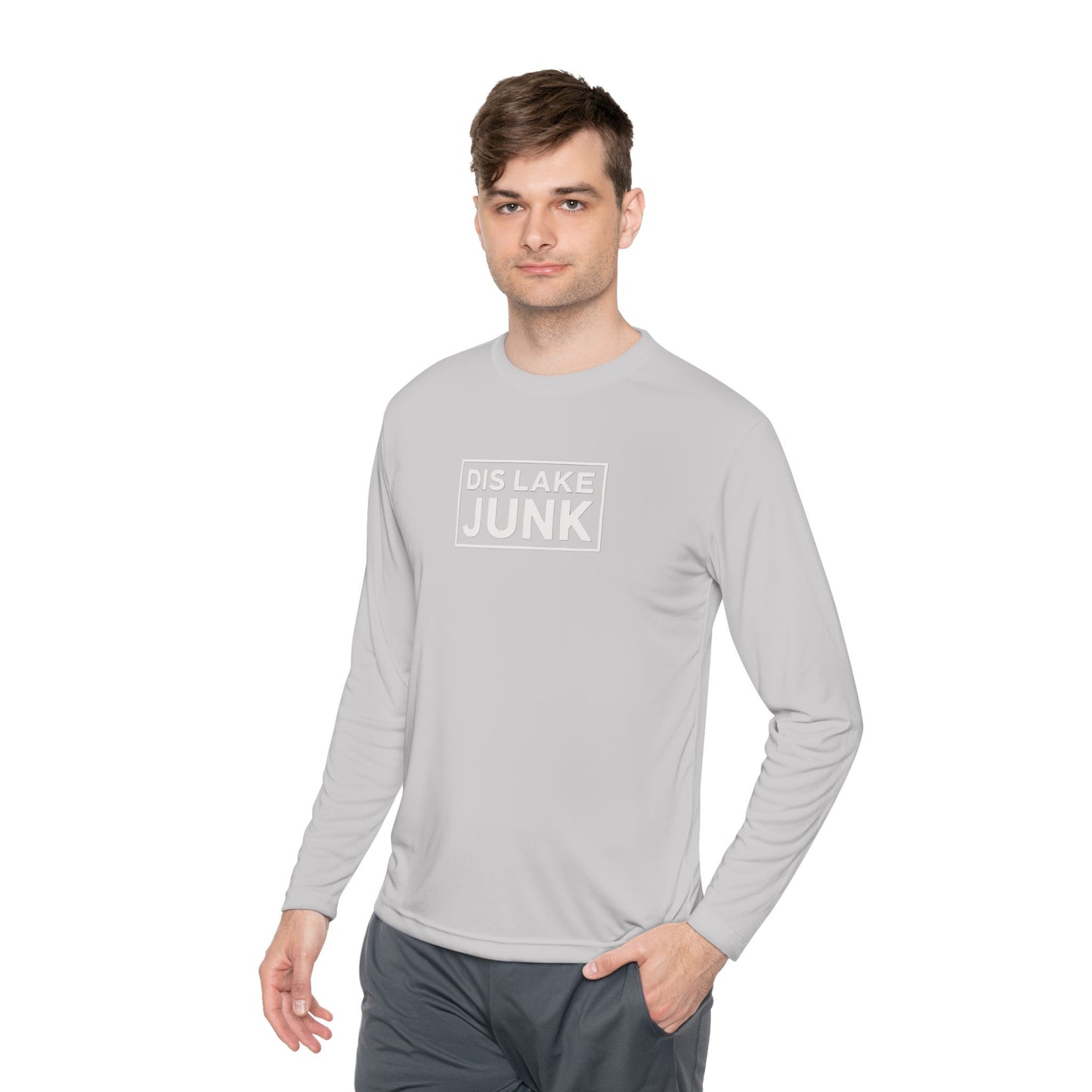 'DIS LAKE JUNK' Casual Shirt Lightweight Long Sleeve Tee