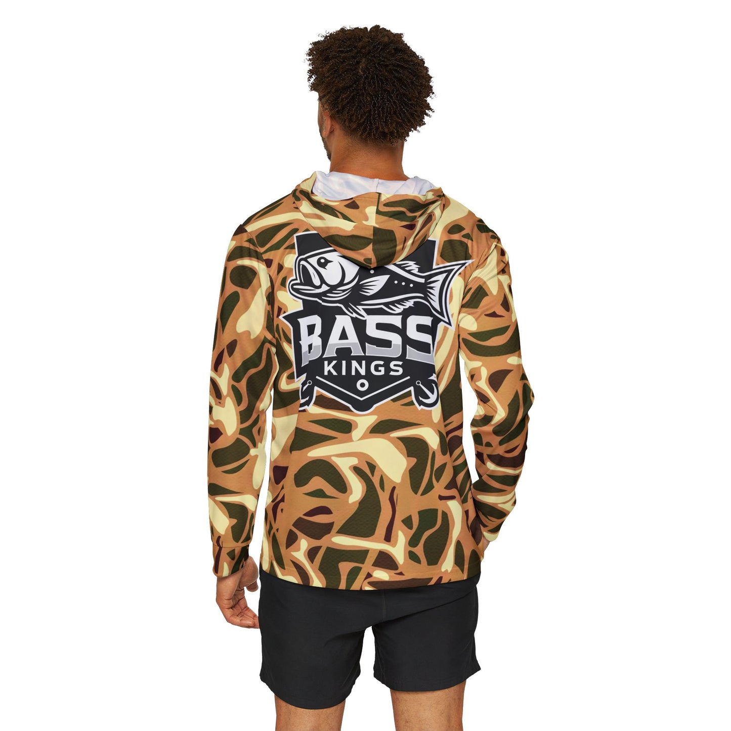 Bass Kings Outdoor Trendy Camo UPF Shirt (brown)