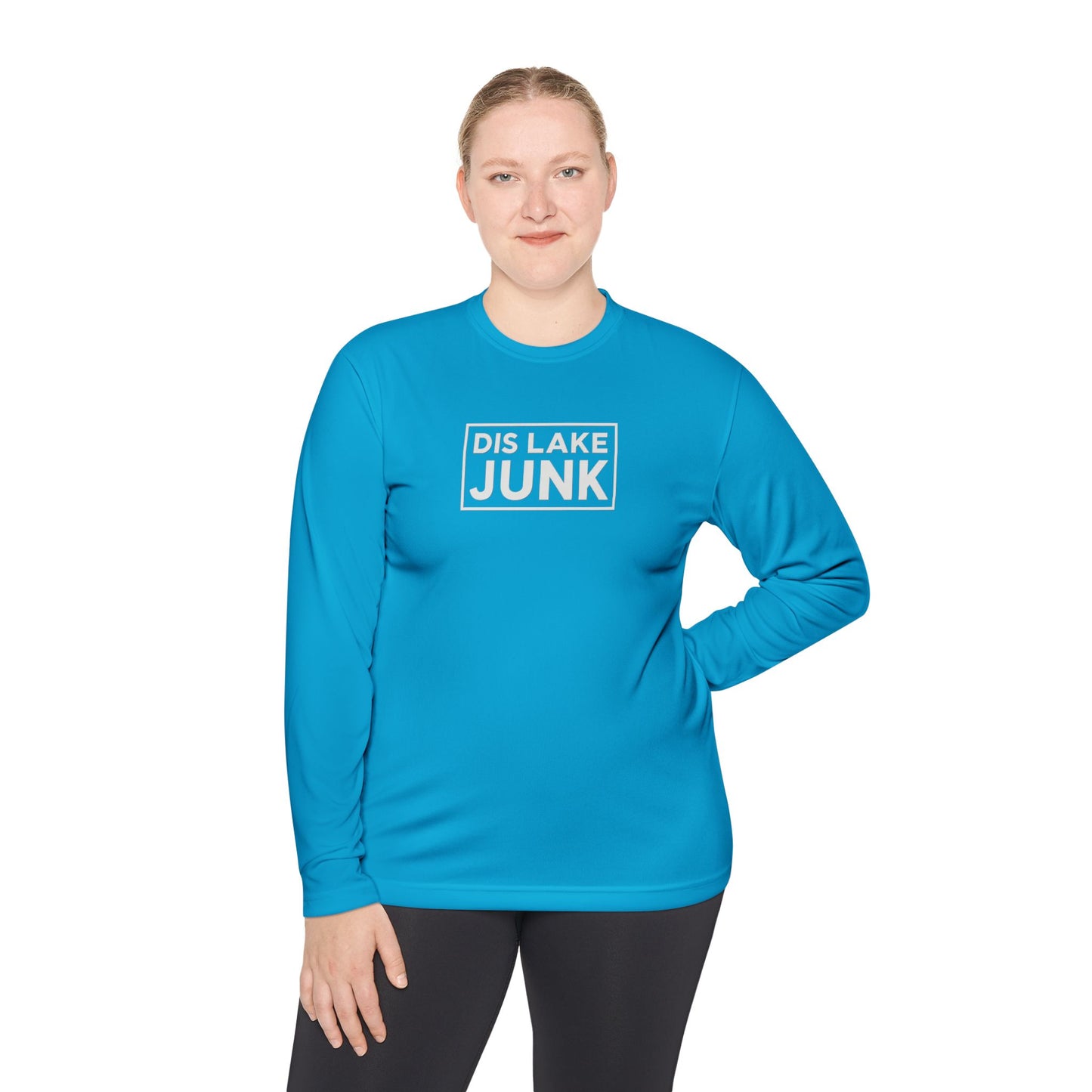 'DIS LAKE JUNK' Casual Shirt Lightweight Long Sleeve Tee