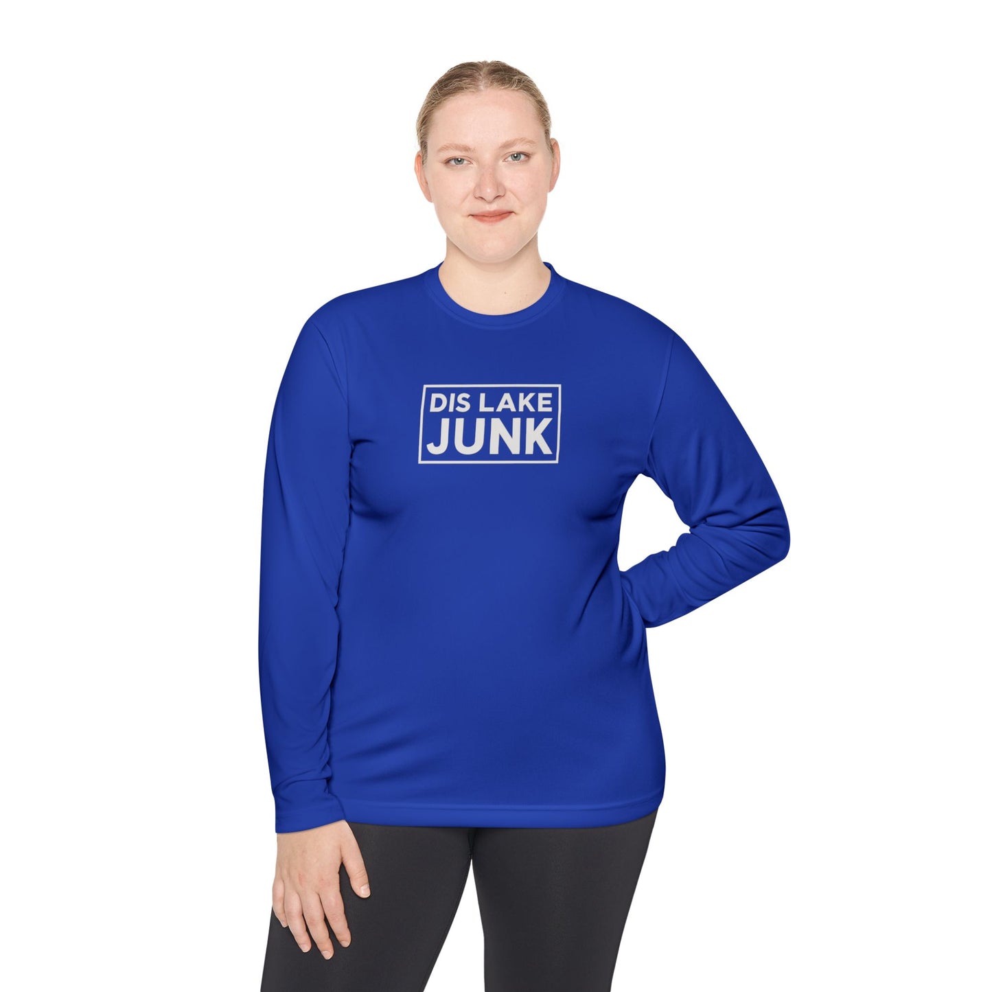 'DIS LAKE JUNK' Casual Shirt Lightweight Long Sleeve Tee