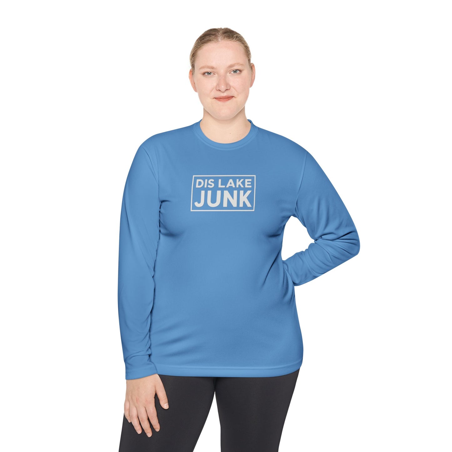 'DIS LAKE JUNK' Casual Shirt Lightweight Long Sleeve Tee