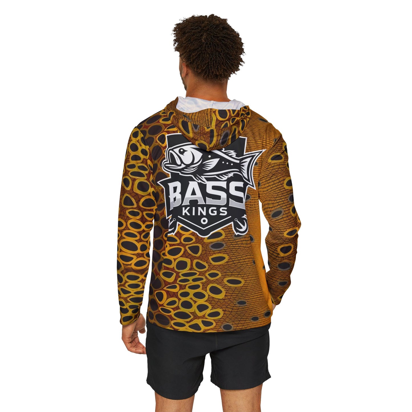 Bass Kings Brown Trout Camo Fishing Long Sleeve Performance TShirt UPF