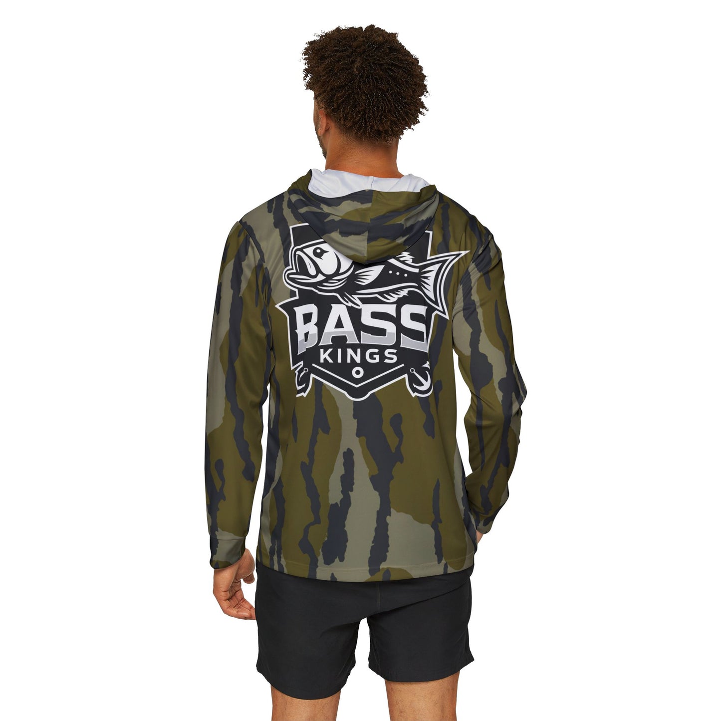 Bass Kings Camo Fishing Long Sleeve Performance TShirt UPF