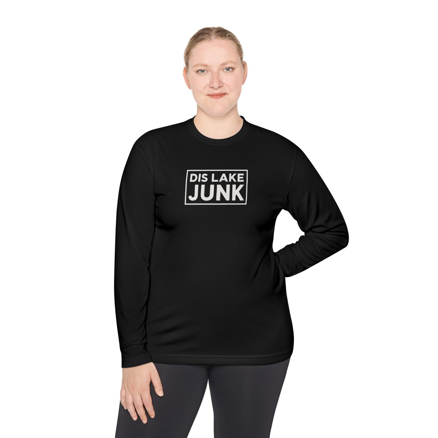 'DIS LAKE JUNK' Casual Shirt Lightweight Long Sleeve Tee