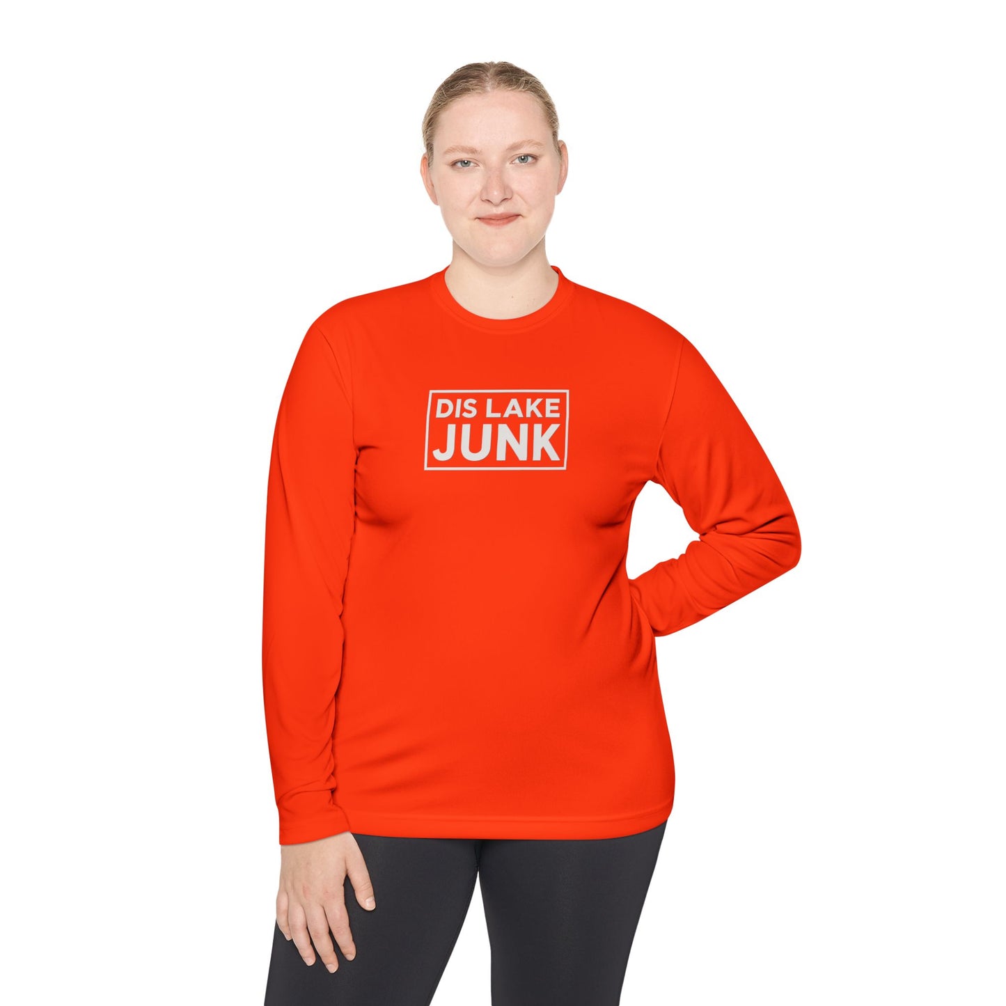 'DIS LAKE JUNK' Casual Shirt Lightweight Long Sleeve Tee