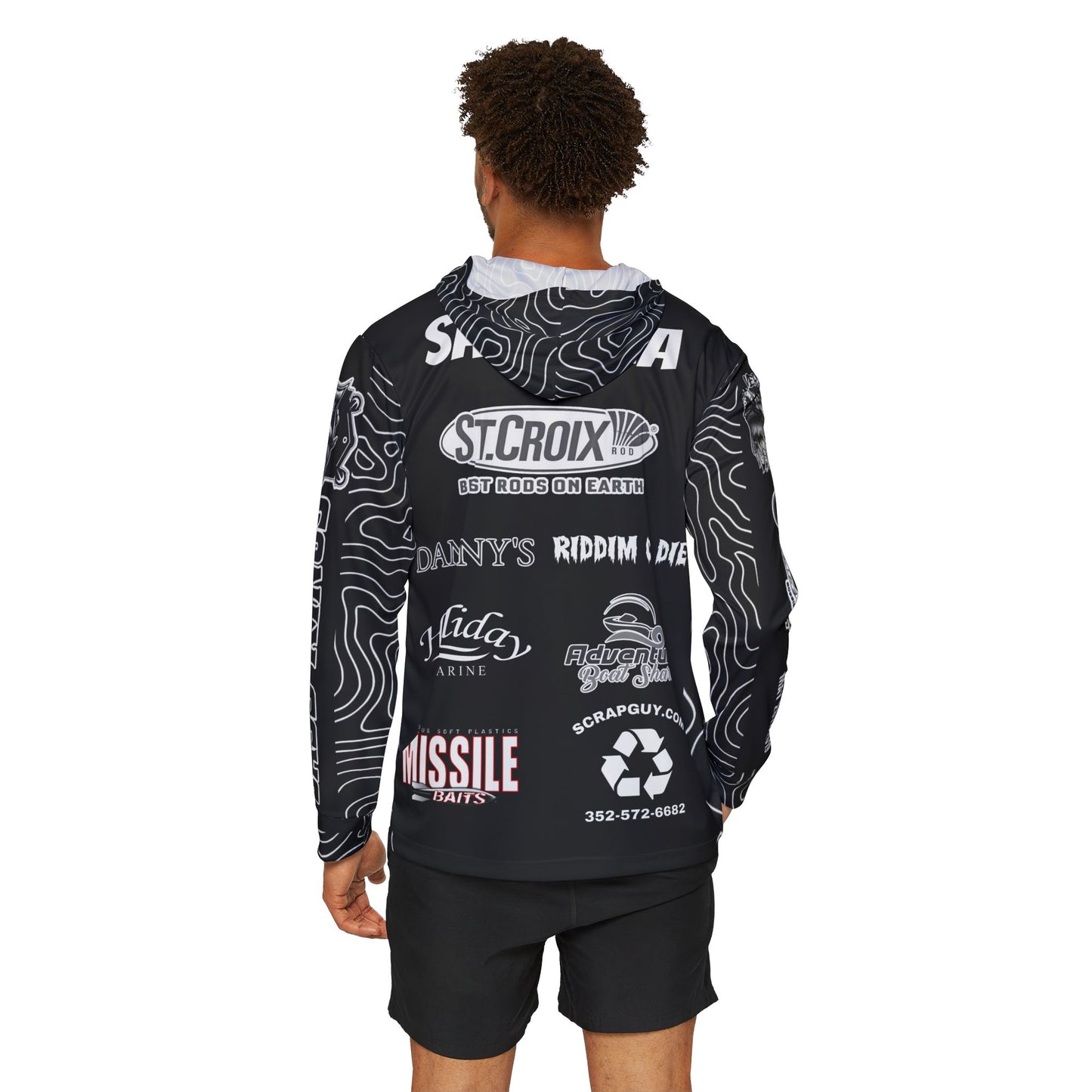 FULLY CUSTOM TOURNAMENT FISHING HOODED JERSEY