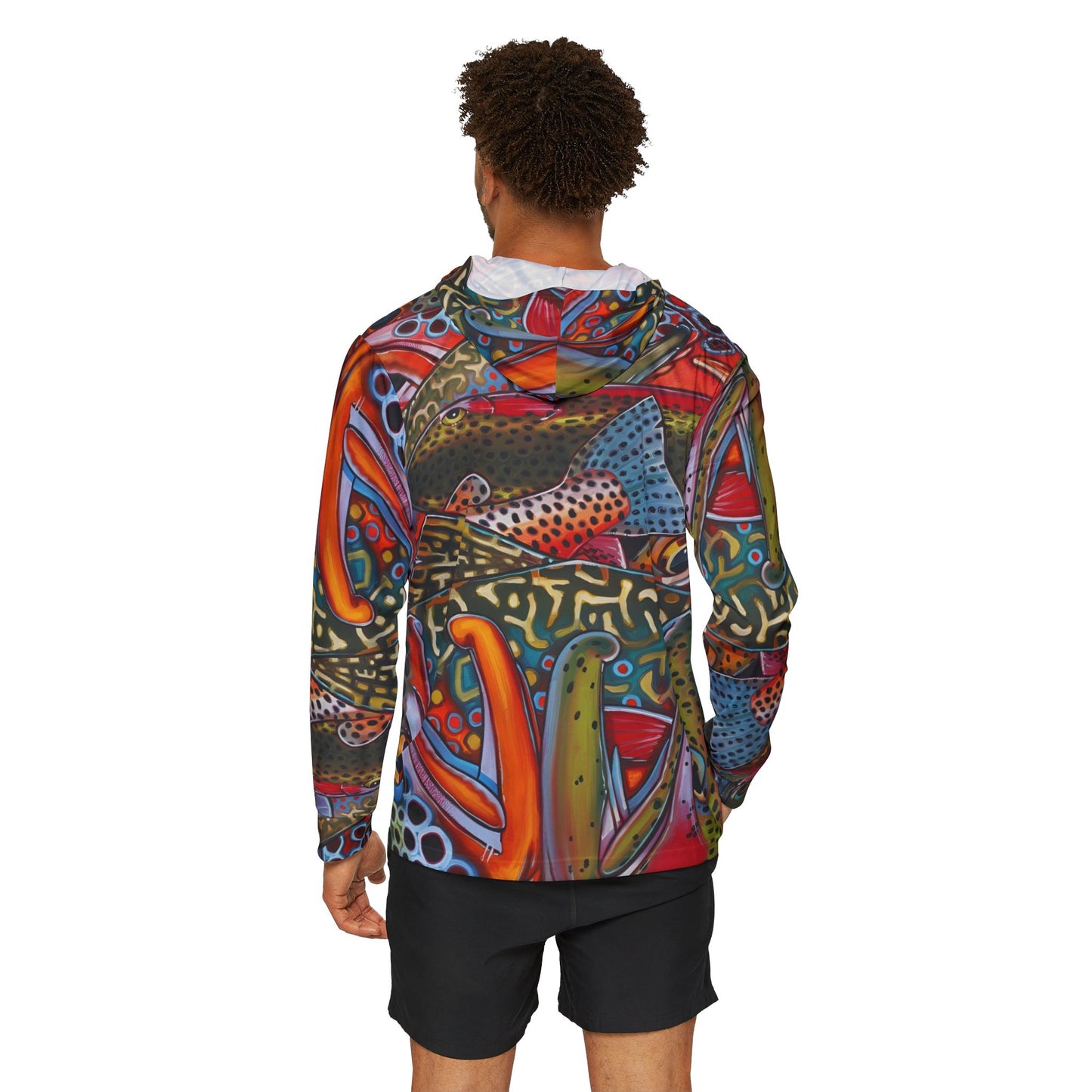 Bass Kings Rainbow Trout Camo Fishing Long Sleeve Performance TShirt UPF