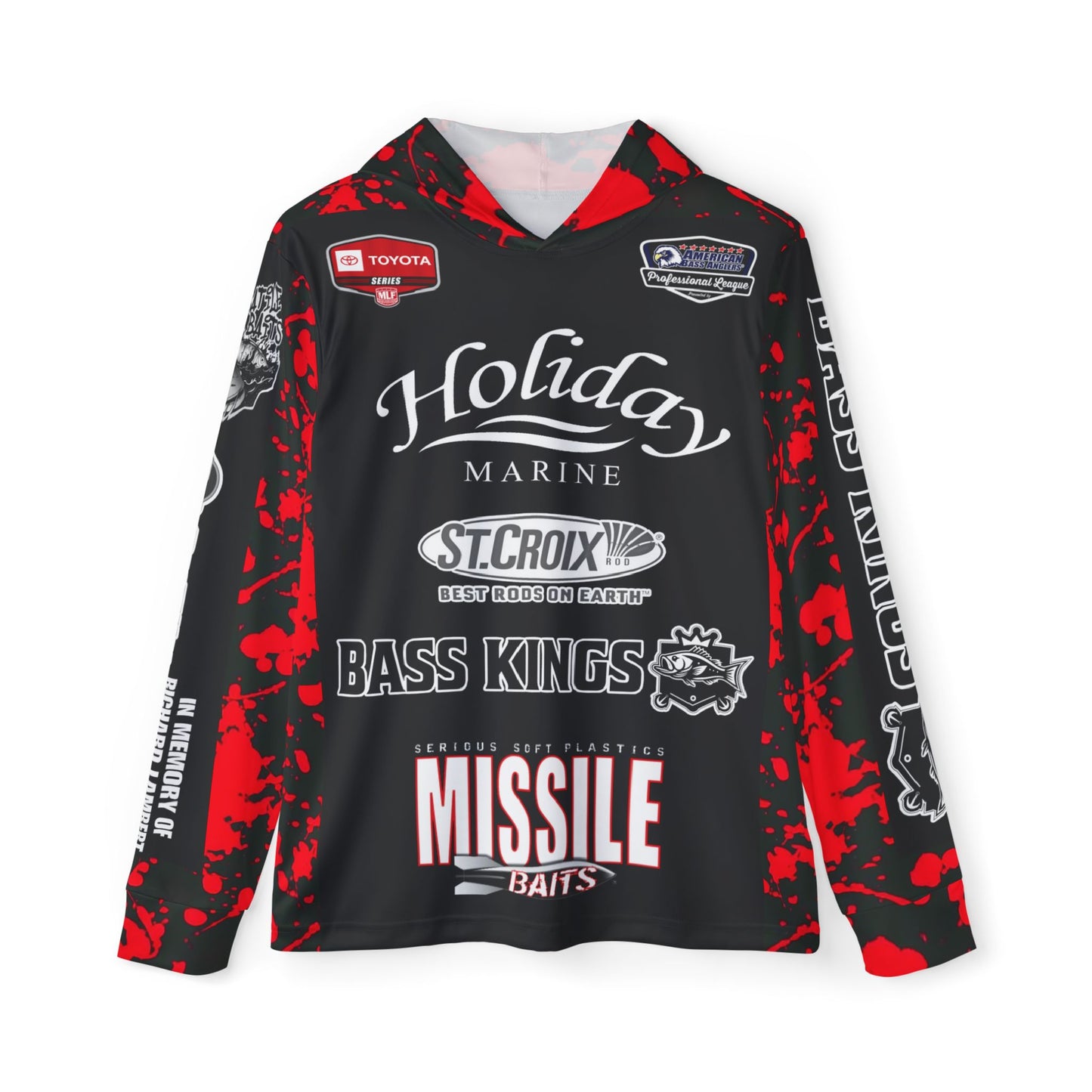 FULLY CUSTOM TOURNAMENT FISHING HOODED JERSEY
