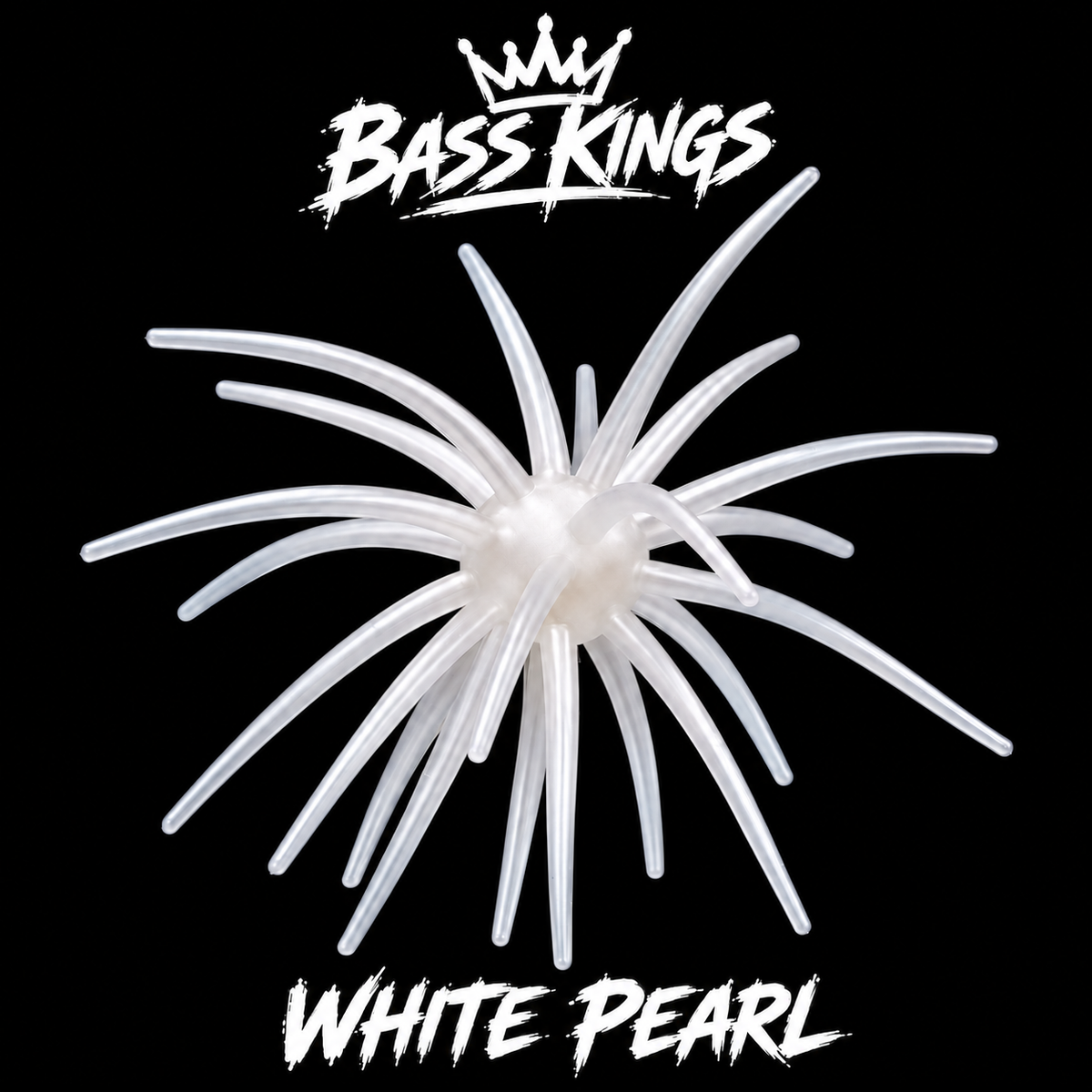 Bass Kings 19MM Floating Urchin – White Pearl