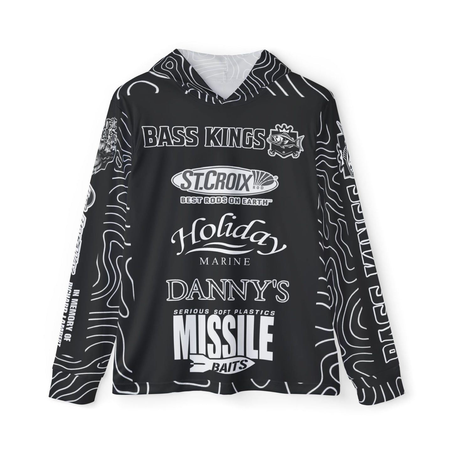 FULLY CUSTOM TOURNAMENT FISHING HOODED JERSEY