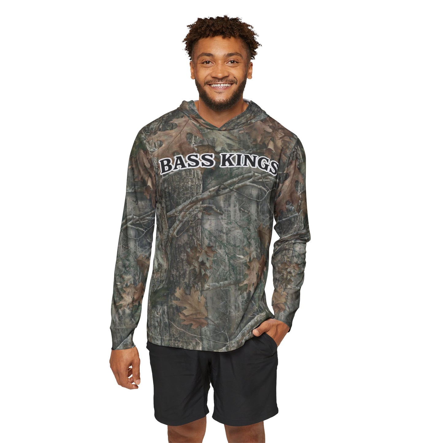 Bass Fishing Bass Kings Camo Long Sleeve Performance Fishing Shirt