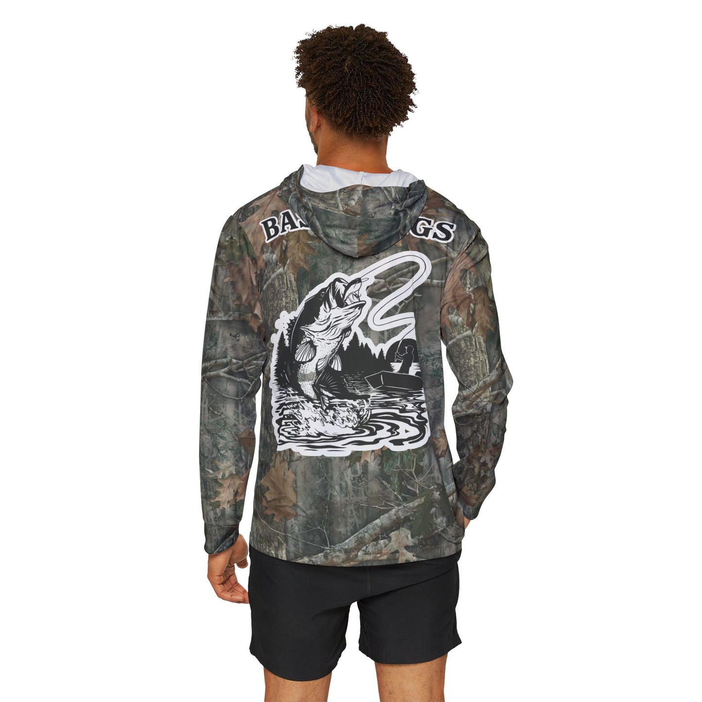 Bass Fishing Bass Kings Camo Long Sleeve Performance Fishing Shirt