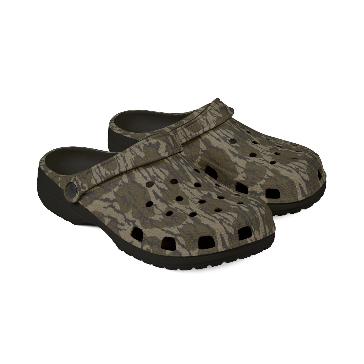 Old Camo Foam Clogs — Lightweight EVA Garden & Outdoor Slip-Ons
