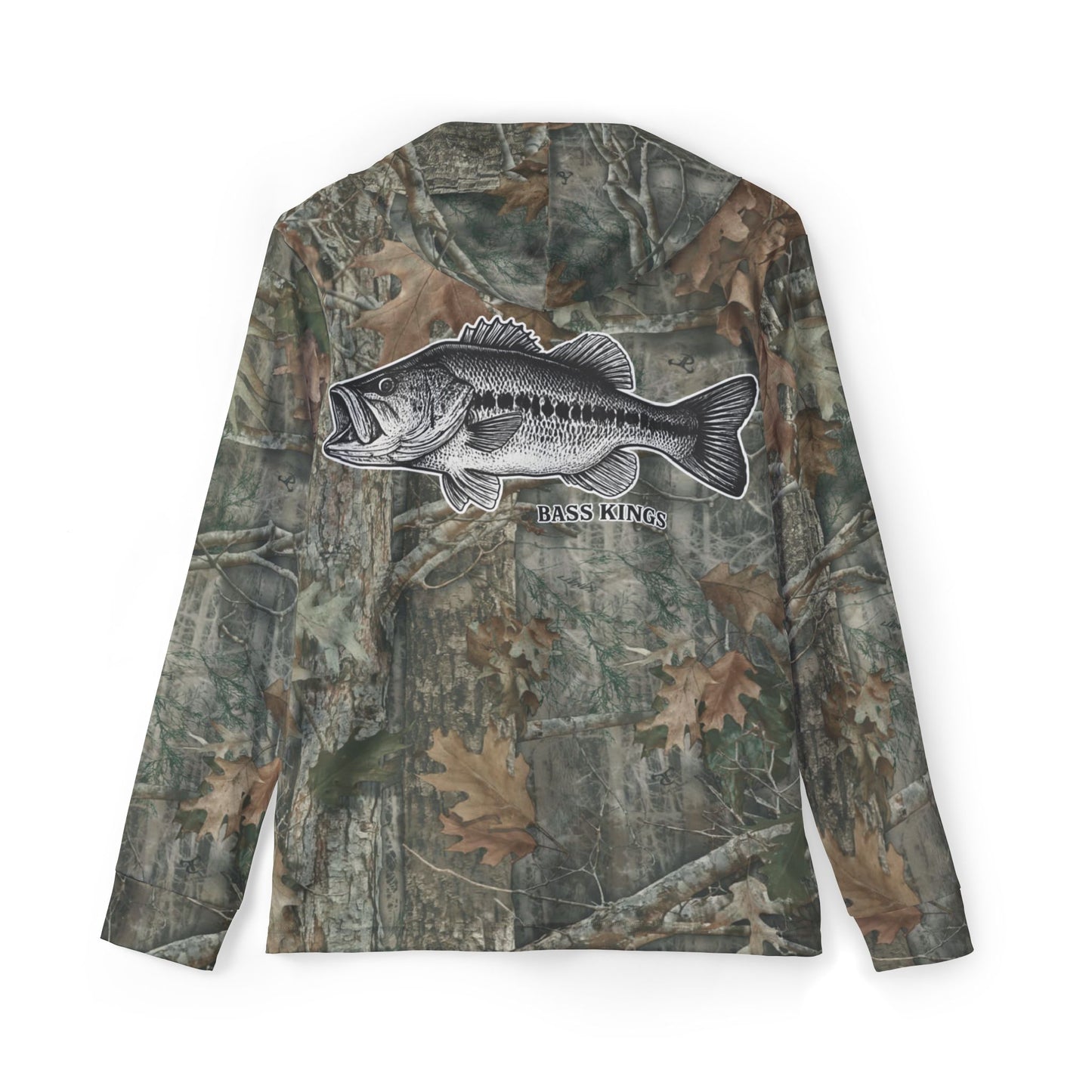 Bass Fishing Bass Kings Camo Long Sleeve Performance Fishing Shirt