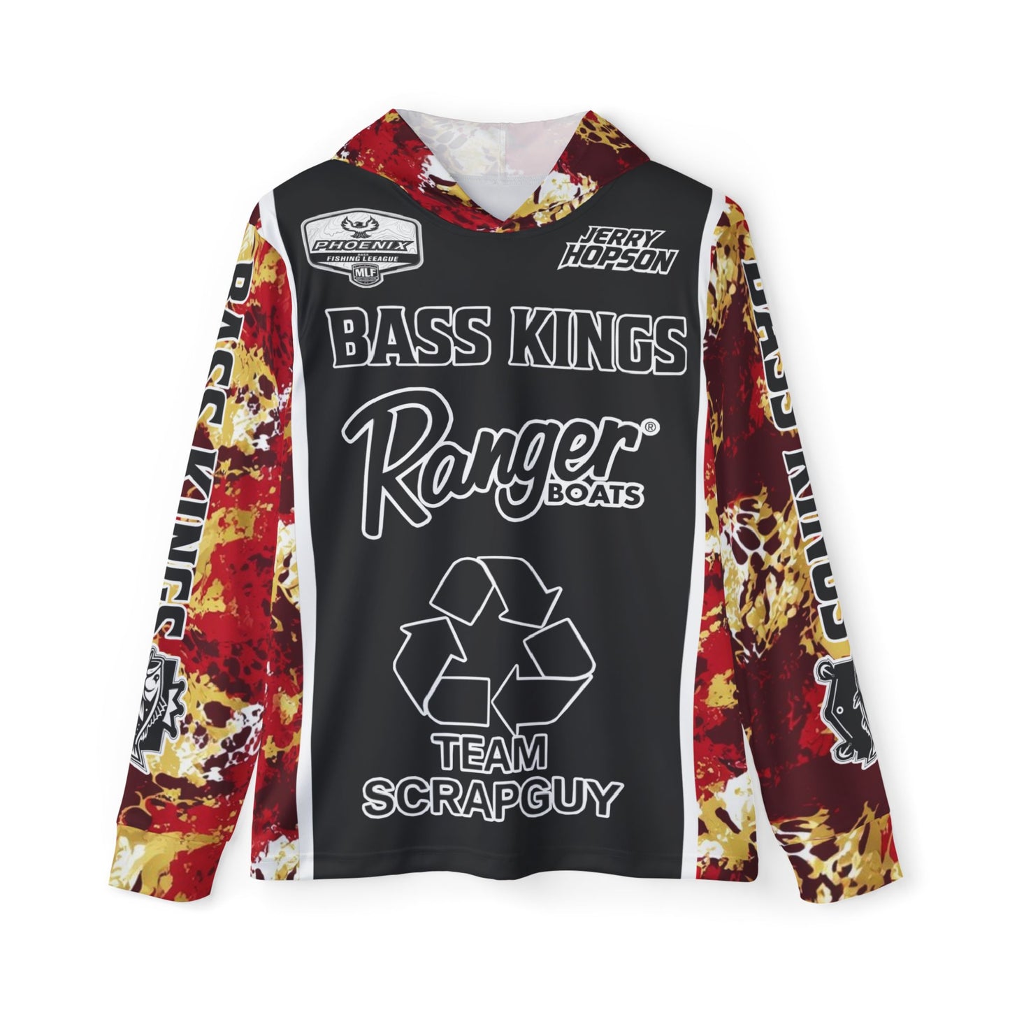 Jerry Hopson FULLY CUSTOM TOURNAMENT FISHING HOODED JERSEY