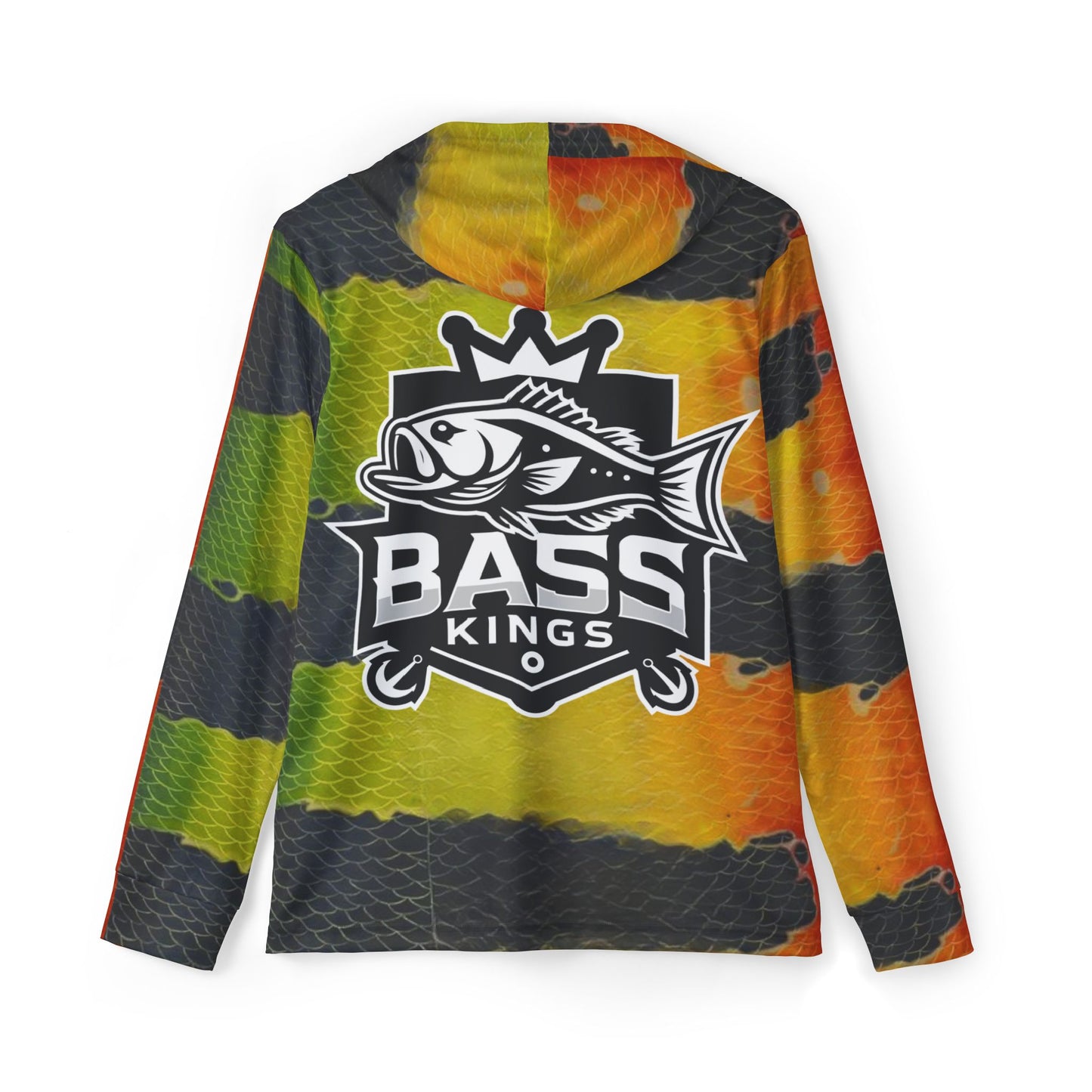Bass Kings Peacock UPF Fishing Shirt Hooded