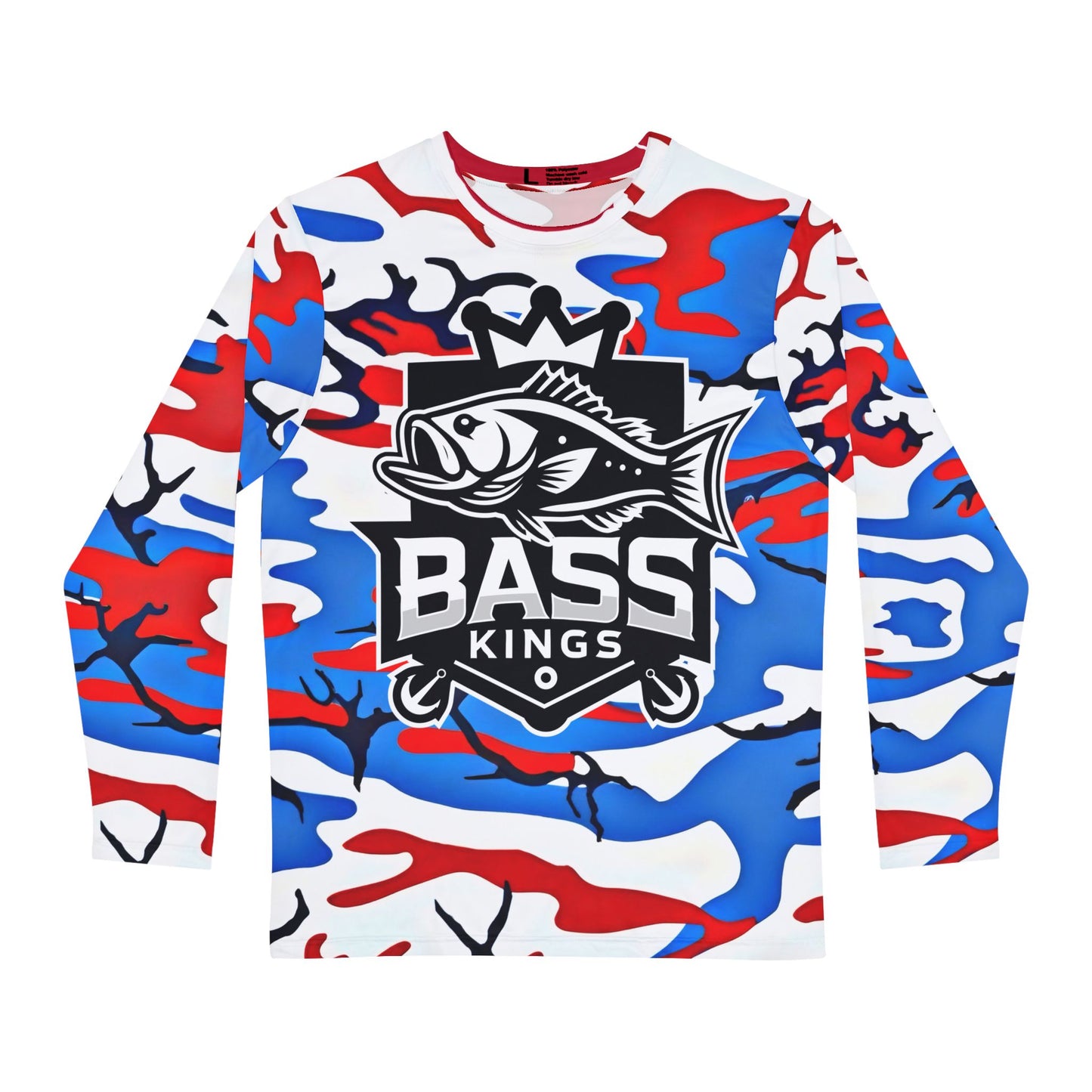 Bass Kings Performance Fishing Shirt  (American Flag)