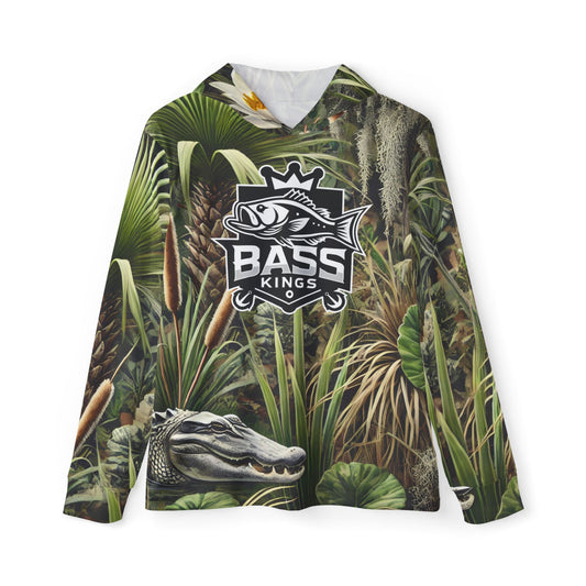 Bass Kings Outdoor Florida Camo UPF Fishing Shirt (Hooded)