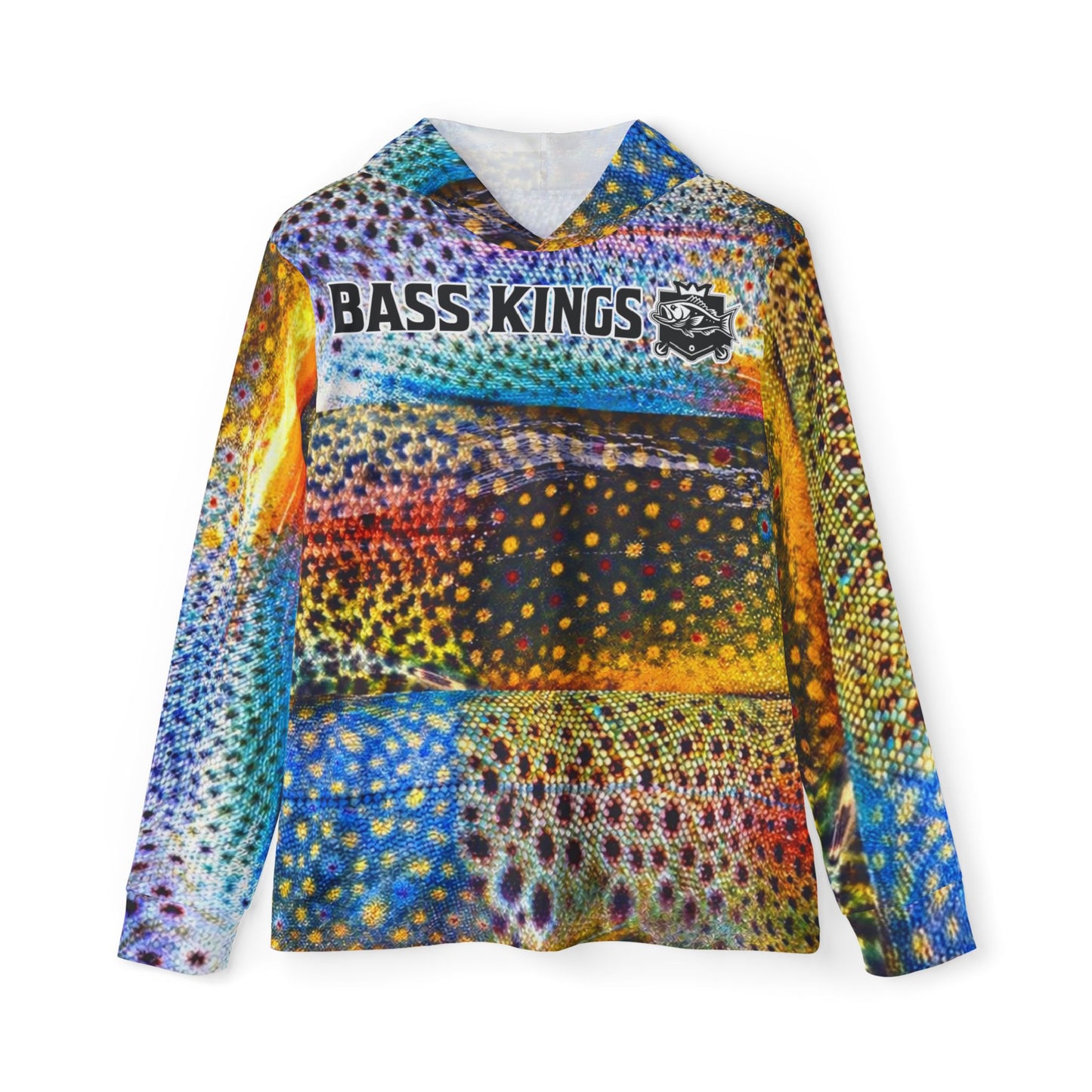 Bass Kings Ultimate Trout Series Performance Fishing Hoodie – Fresh & Saltwater Edition High Quality