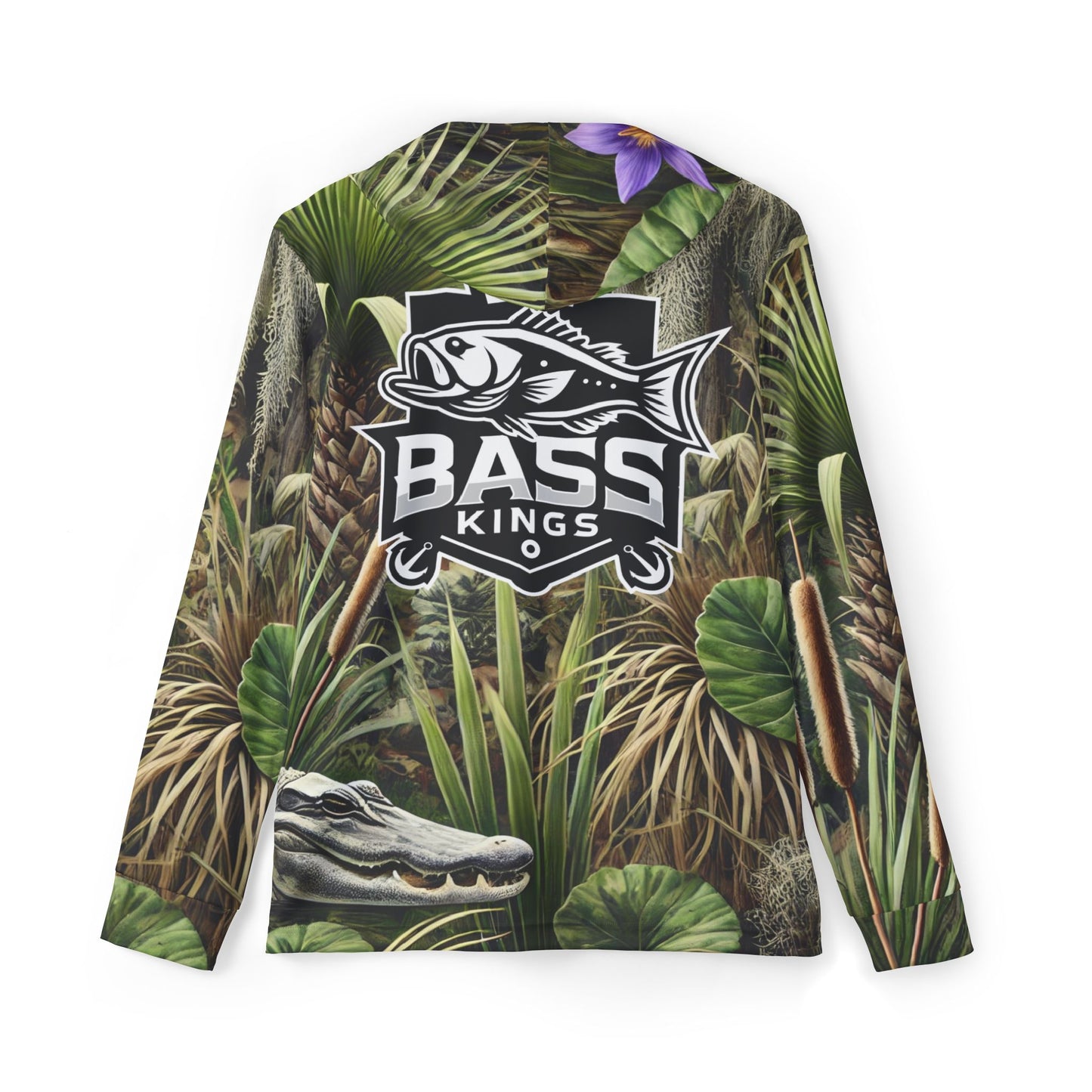 Bass Kings Outdoor Florida Camo UPF Fishing Shirt (Hooded)