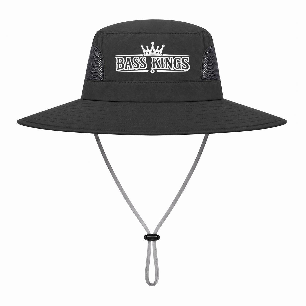 Bass Kings UPF 50+ Wide Brim Outdoor Sun Hat