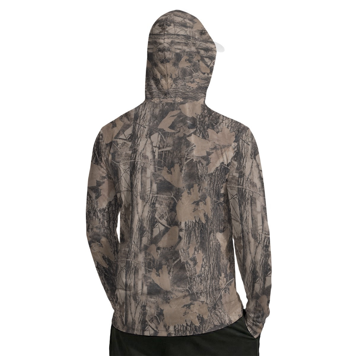 Phoenix Boats Performance Hooded Fishing Shirt | Lightweight UPF Sun Hoodie | Camo