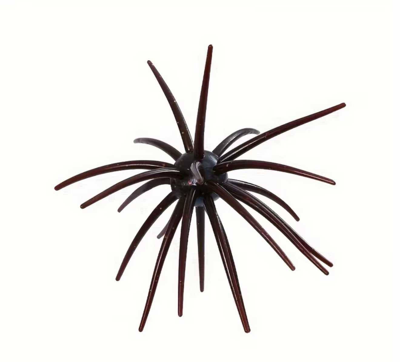 19mm Green Pumpkin Flash Coike Style Tentacle Creature Bait – Floating TPE Sea Urchin Soft Bait