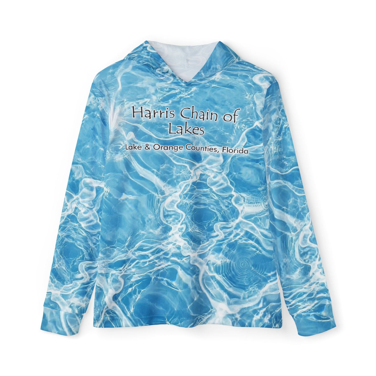 Harris Chain of Lakes UPF Long-Sleeve Hooded Shirt — Unisex Hoodie High Quality