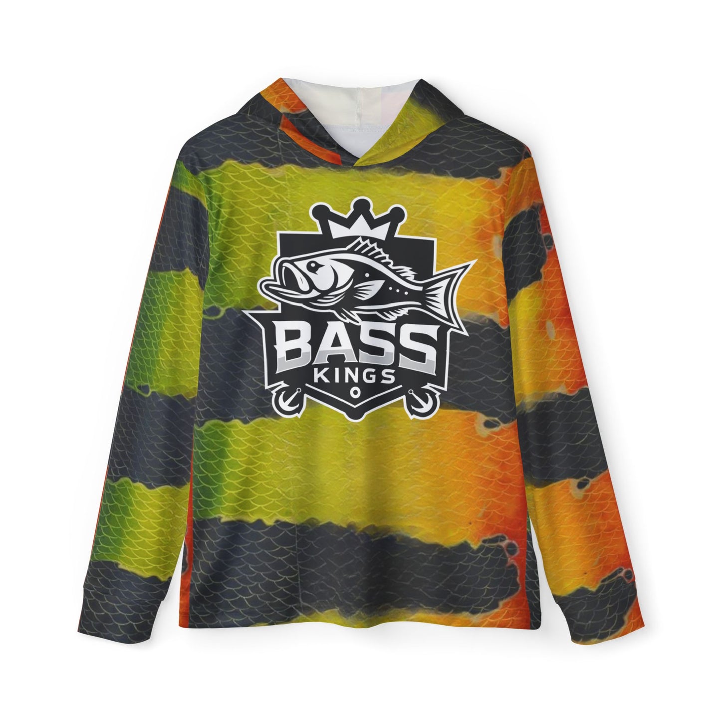 Bass Kings Peacock UPF Fishing Shirt Hooded