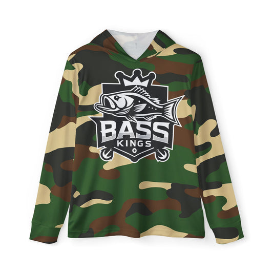 Camo Bass Kings Men's Fishing UPF Shirt (Hoodie)
