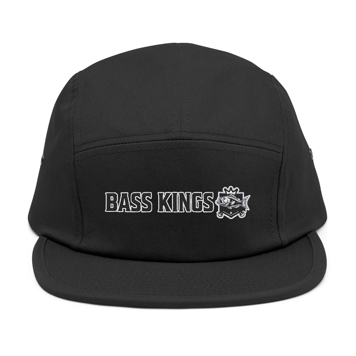 Bass Kings Camo Embroidered 5 Panel Cap With Bass
