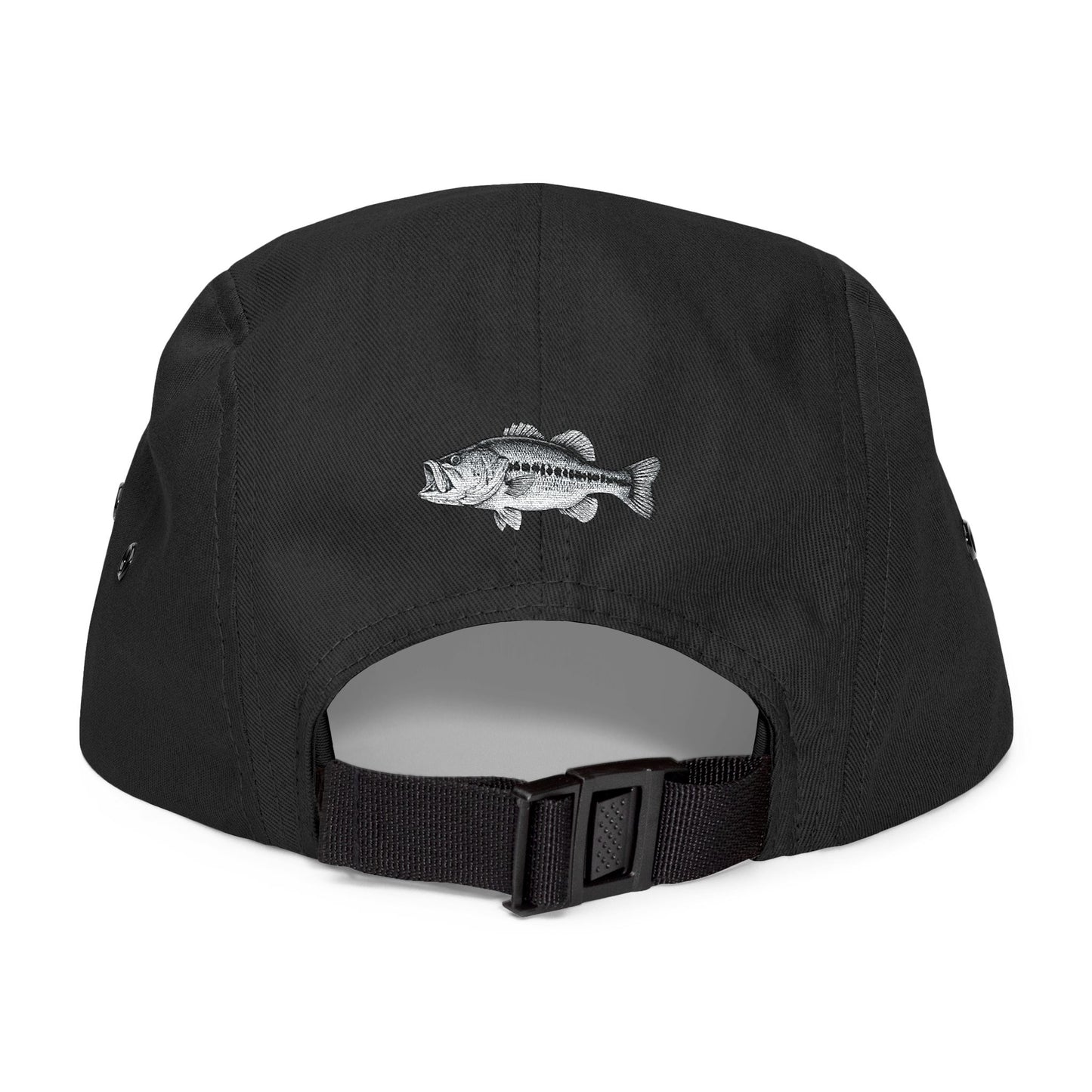 Bass Kings Camo Embroidered 5 Panel Cap With Bass