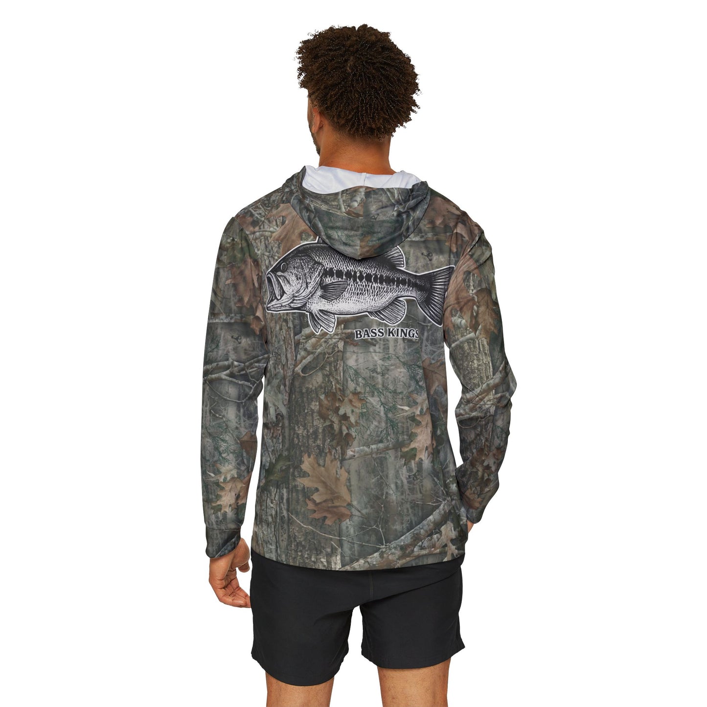 Bass Fishing Bass Kings Camo Long Sleeve Performance Fishing Shirt