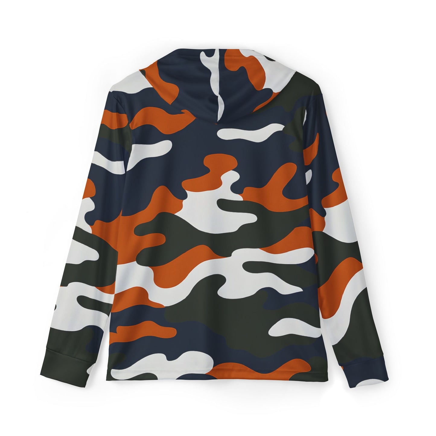 Auburn Inspired Camo Bass Kings Men's Fishing UPF Shirt (Hoodie)