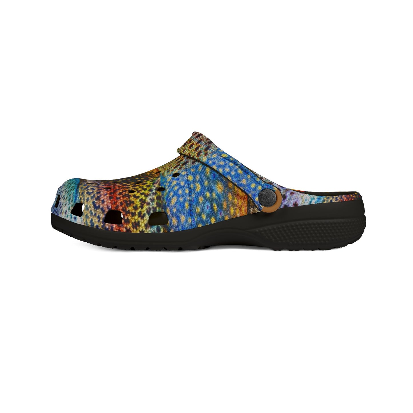 Unisex Colorful Trout Pattern EVA Foam Clogs — Lightweight Water & Garden Shoes
