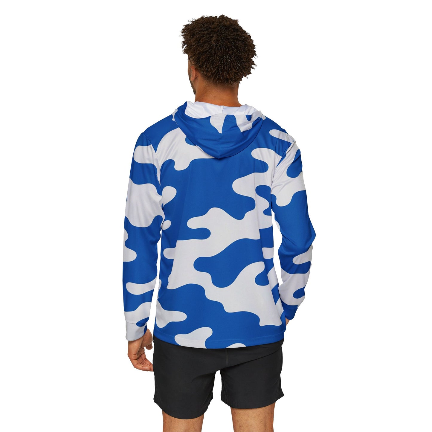 Ole Miss Inspired Camo Bass Kings Men's Fishing UPF Shirt (Hoodie)