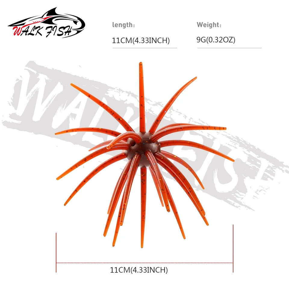 Bass Kings 20mm 3pcs Sea Urchin – Rare Color Collection | Ultra Soft TPE Fishing Lure