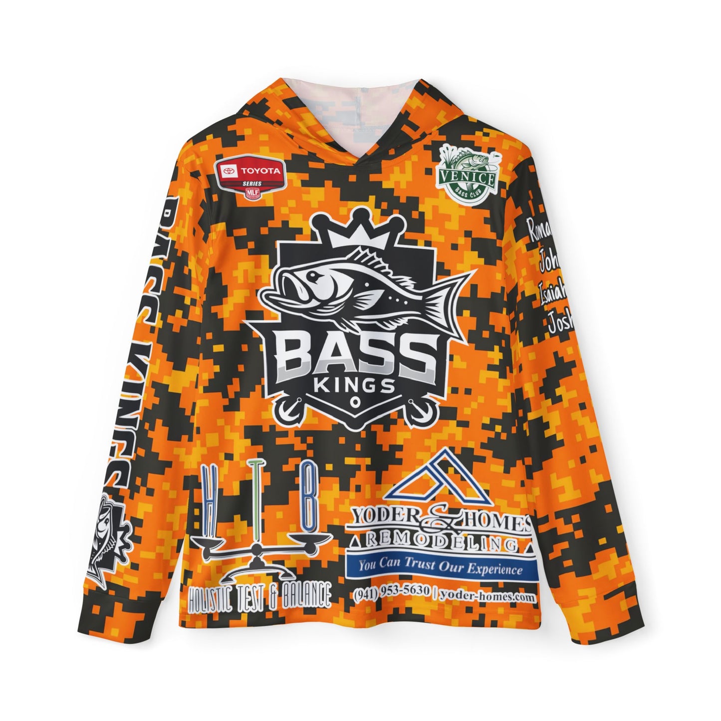FULLY CUSTOM TOURNAMENT FISHING HOODED JERSEY