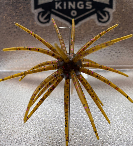 Bass Kings 20MM Sinking Urchin – Green Pumpkin Candy