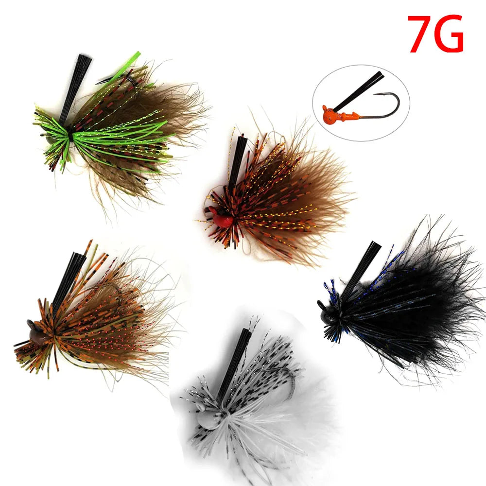 Mycena Bass Fishing Jig Collection – Skip, Football & Swim Jigs