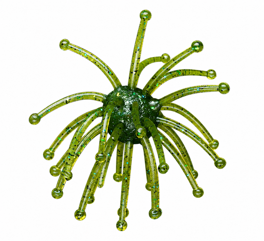 Bass Kings Green Pumpkin Shad Coike Dice Tentacle Creature - 13mm 2 Pack