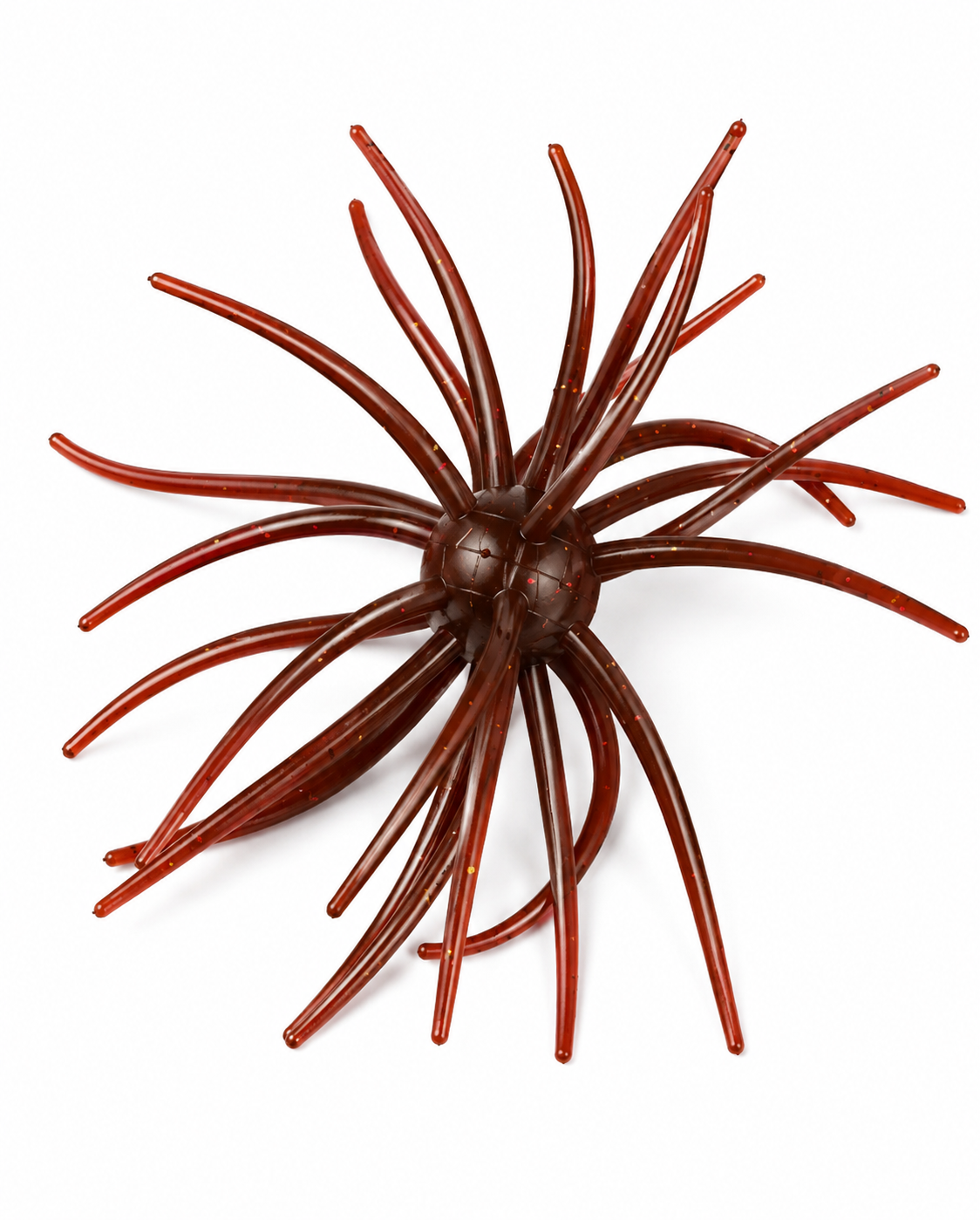 19mm Red Rage Coike Style Tentacle Creature Bait – Floating TPE Sea Urchin Soft Bait | Ultra-Fine Tentacle Action | Slow Fall Bass Fishing Lure