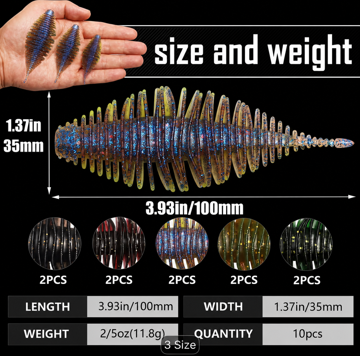 Bass Kings Bellows Bait 10 Pack