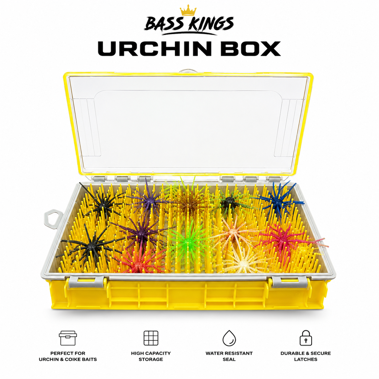 Bass Kings Urchin Box | Premium Coike & Urchin Bait Storage Box Pre Order