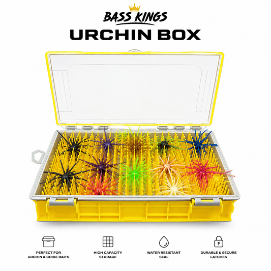 Bass Kings Urchin Box | Premium Coike & Urchin Bait Storage Box Pre Order