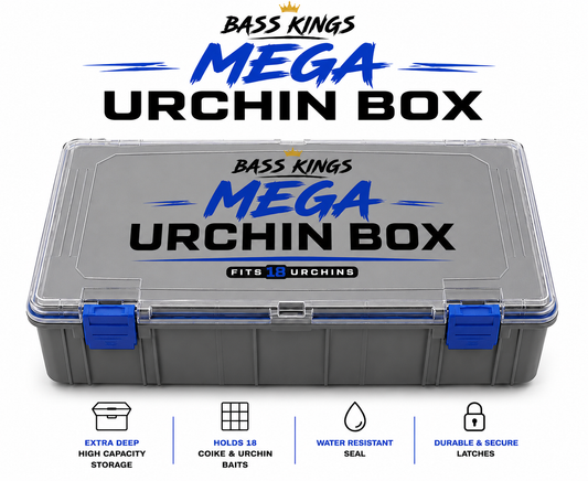 Bass Kings Mega Urchin Box | Premium Coike & Urchin Bait Storage Box Pre Order
