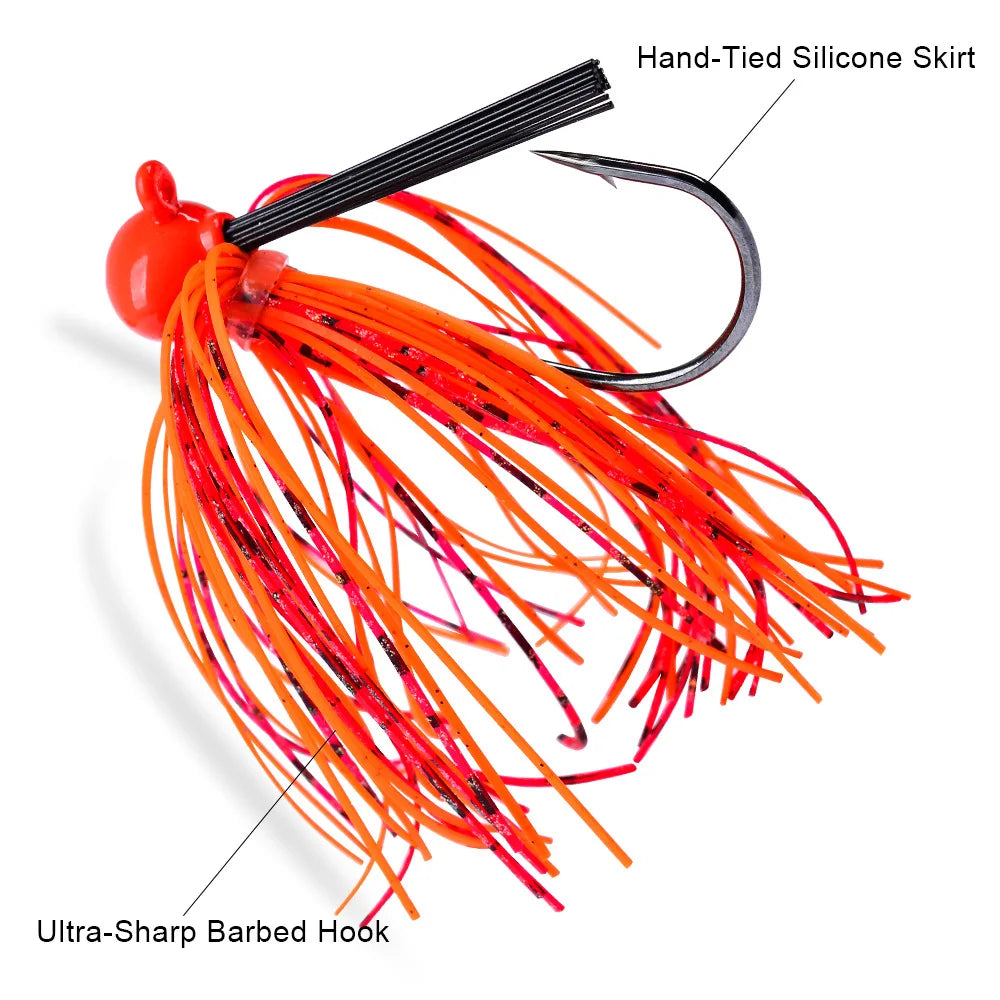 Swim & Skipping Jig – Weedless Bass Fishing Jig