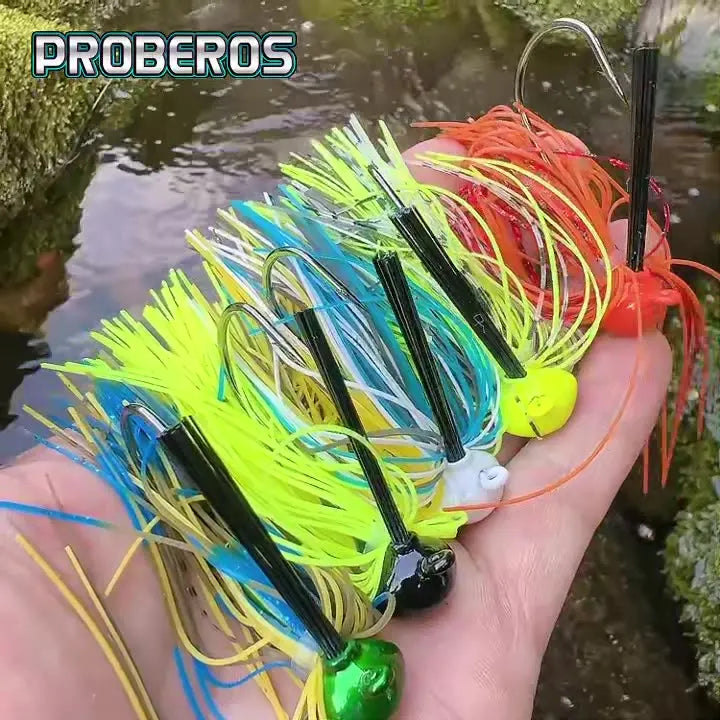 Swim & Skipping Jig – Weedless Bass Fishing Jig