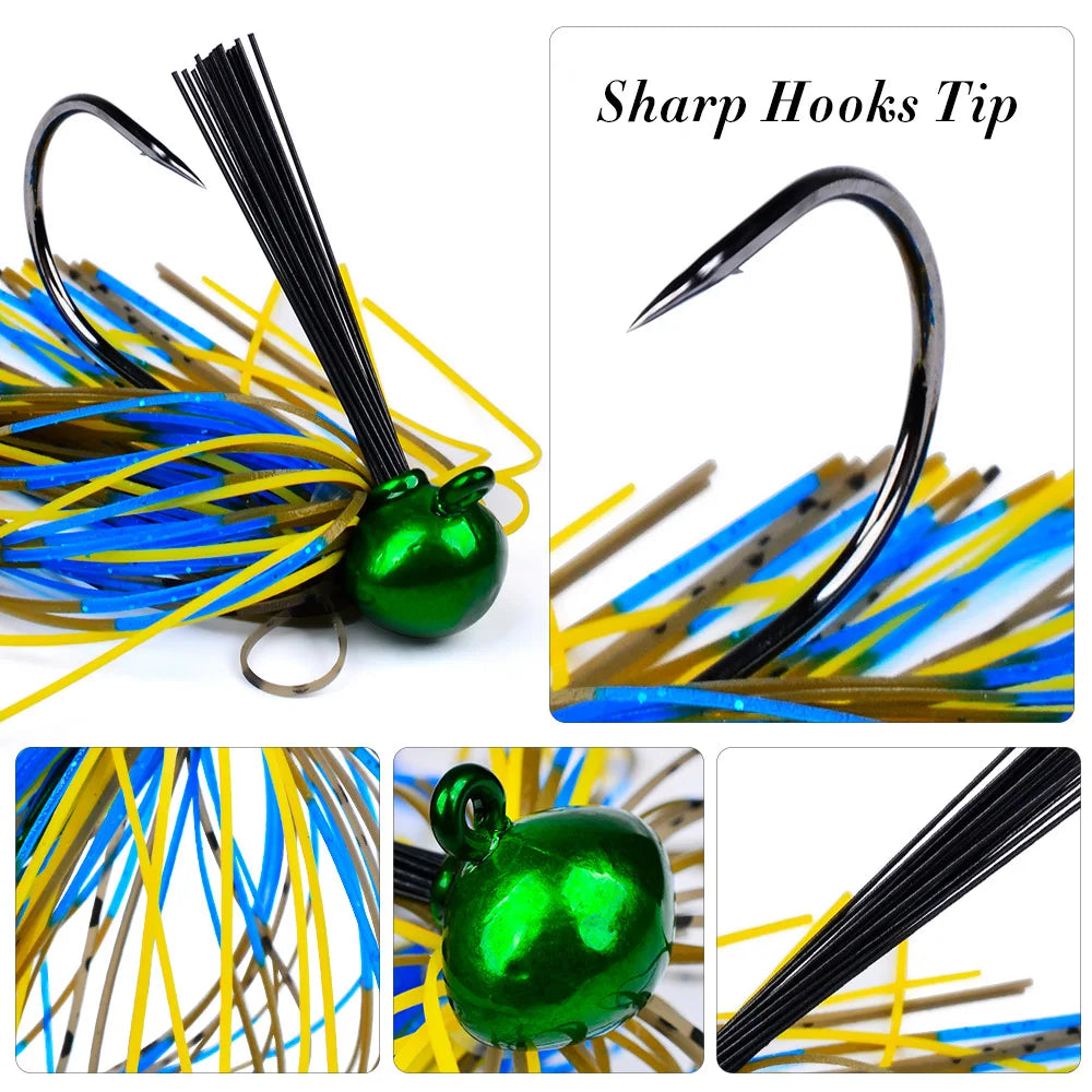 Swim & Skipping Jig – Weedless Bass Fishing Jig
