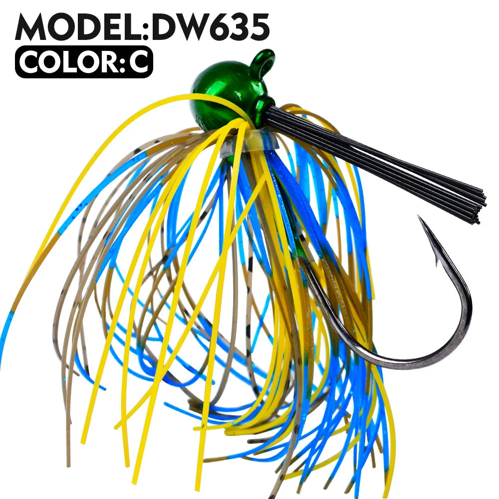 Swim & Skipping Jig – Weedless Bass Fishing Jig